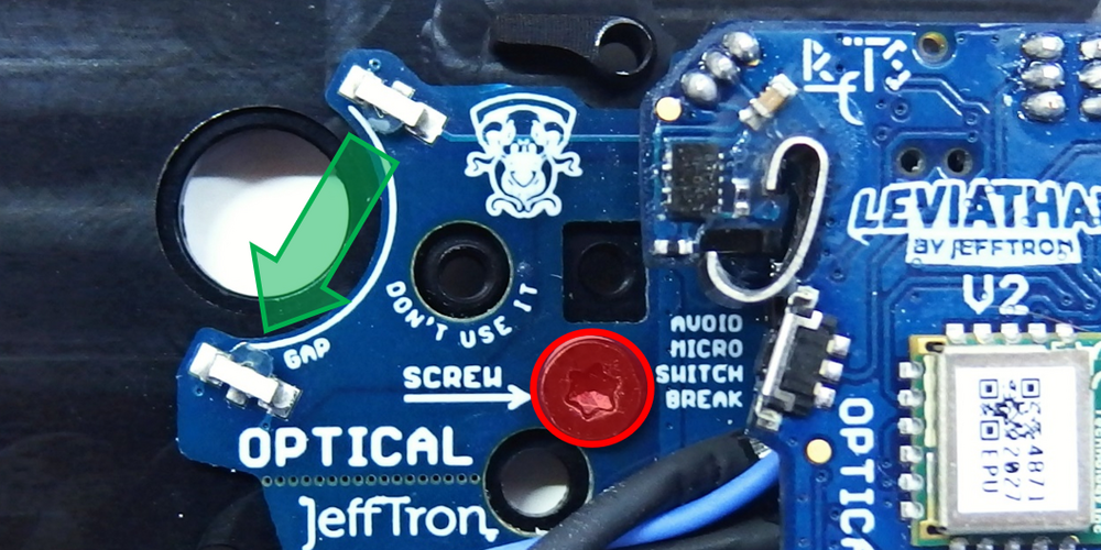 Leviathan V3, optical, two-stage trigger