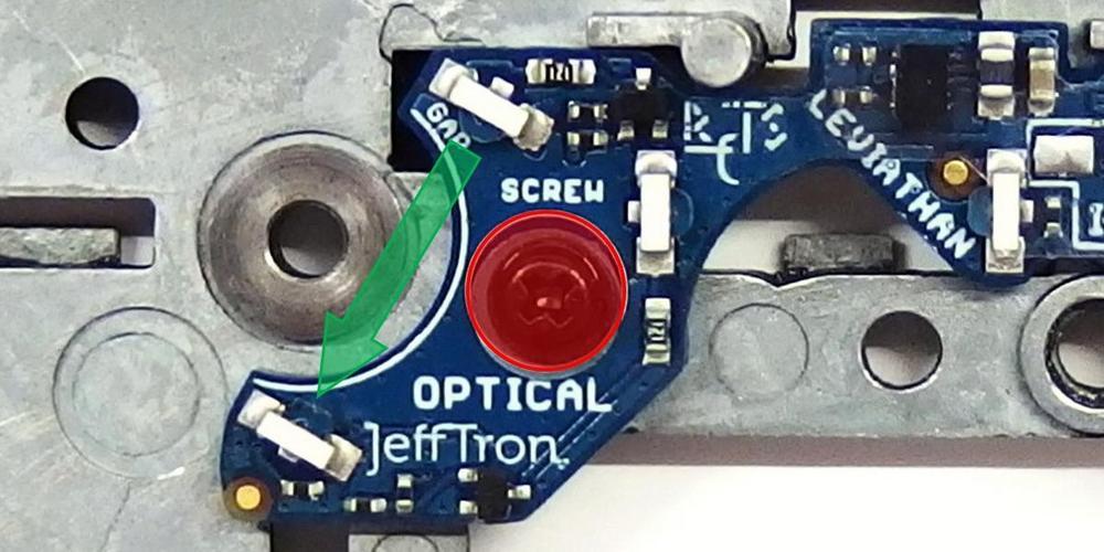 Leviathan V3, optical, two-stage trigger