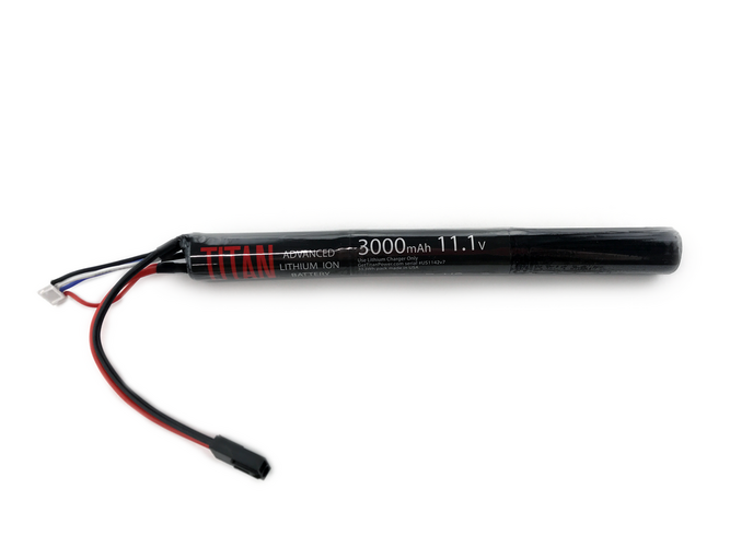 3000mAh 11,1V tikkuakku – miniliitin