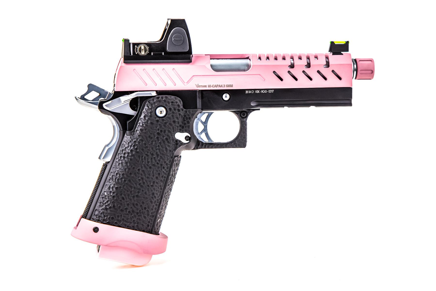Hi-Capa 4.3 + BDS gas pistol - pink