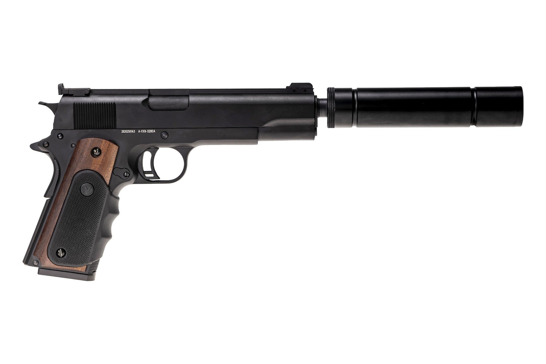 Agency VX-9 kaasupistooli - musta