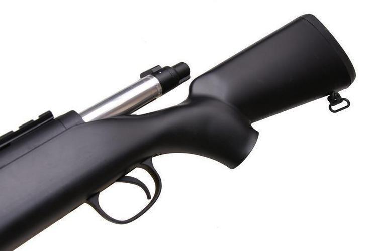 Well MB03A pulttilukkoinen tarkkuuskivääri - musta